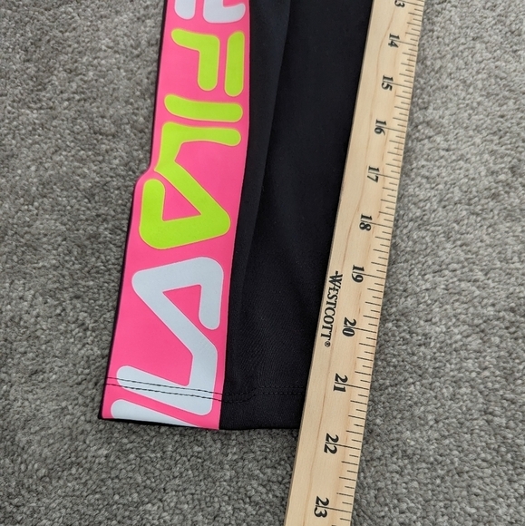 FILA cropped women's black legging Small - Picture 7 of 8